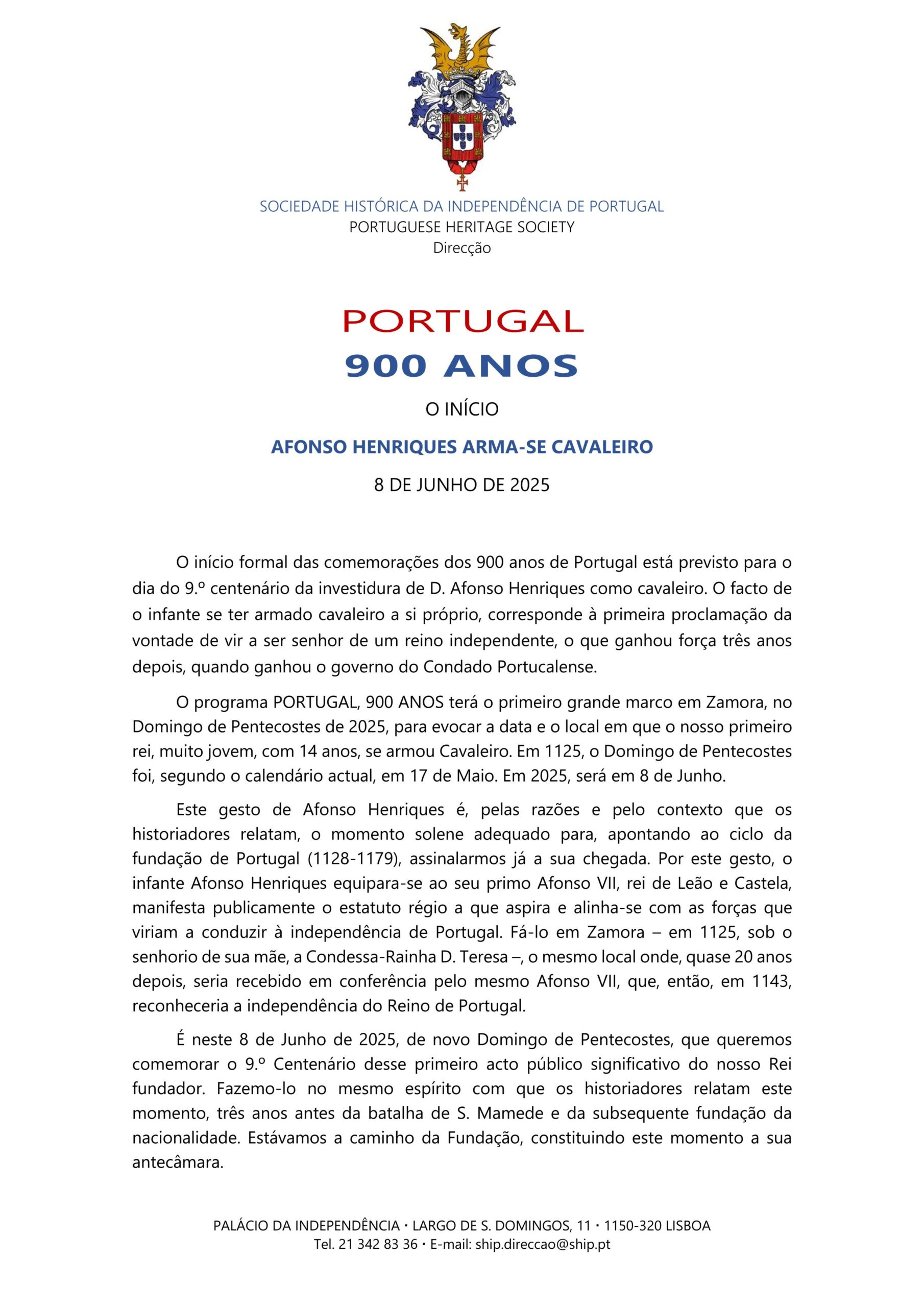 O início Zamora 1125 Afonso Henriques O início Zamora 1125 Afonso Henriques